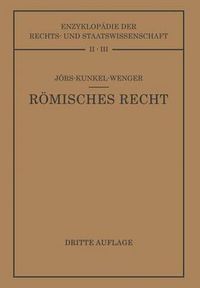 Cover image for Roemisches Privatrecht: Auf Grund Des Werkes Von Paul Joers