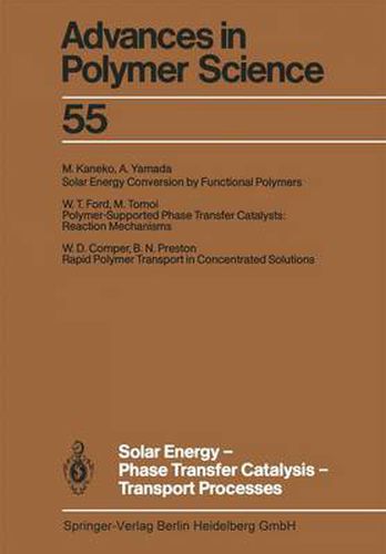 Cover image for Solar Energy-Phase Transfer Catalysis-Transport Processes