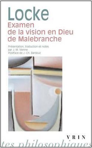 Cover image for Examen de la Vision En Dieu de Malebranche