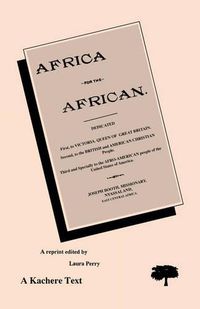 Cover image for Africa for the African