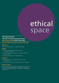 Cover image for Ethical Space Vol. 19 Issue 2