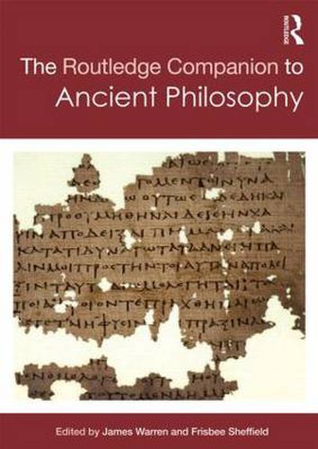 Cover image for Routledge Companion to Ancient Philosophy