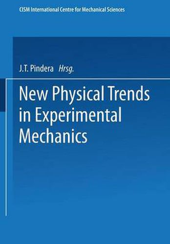 Cover image for New Physical Trends in Experimental Mechanics