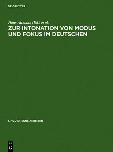 Zur Intonation von Modus und Fokus im Deutschen