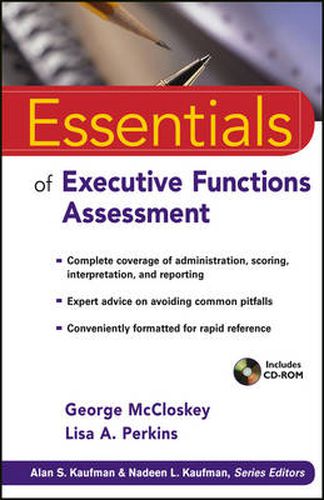 Cover image for Essentials of Executive Functions Assessment