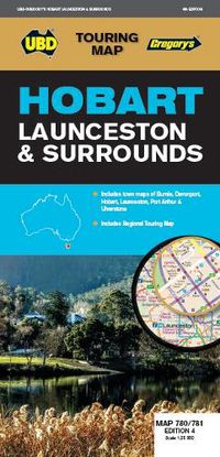 Cover image for Hobart Launceston & Surrounds Map 780/781 4th ed