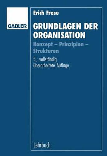Cover image for Grundlagen Der Organisation