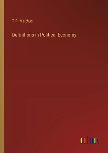 Cover image for Definitions in Political Economy