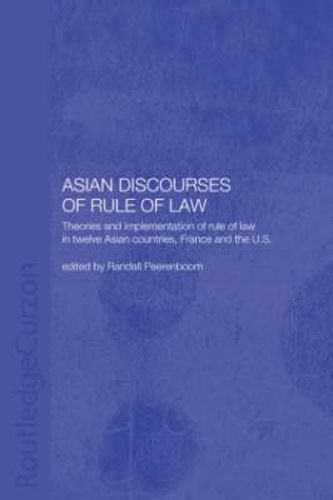 Cover image for Asian Discourses of Rule of Law