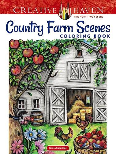 Cover image for Creative Haven Country Farm Scenes Coloring Book