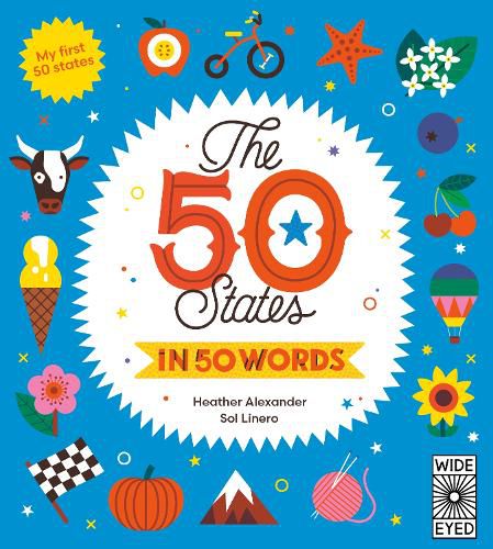 Cover image for The 50 States in 50 Words