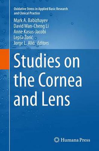 Cover image for Studies on the Cornea and Lens