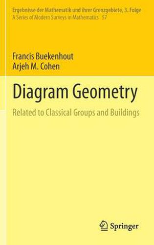 Cover image for Diagram Geometry: Related to Classical Groups and Buildings