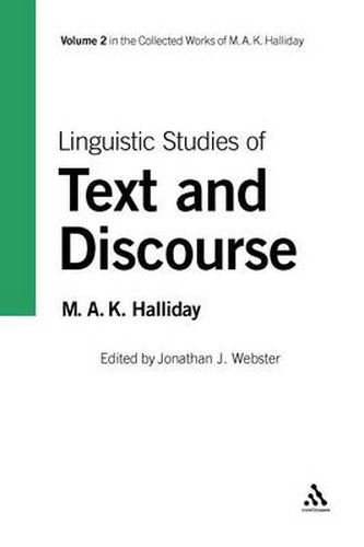 Cover image for Linguistic Studies of Text and Discourse