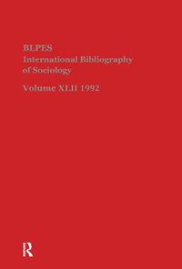 Cover image for IBSS: Sociology: 1992 Vol 42