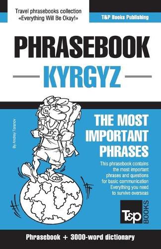 Cover image for English-Kyrgyz phrasebook and 3000-word topical vocabulary