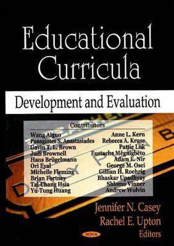 Cover image for Educational Curricula: Development & Evaluation