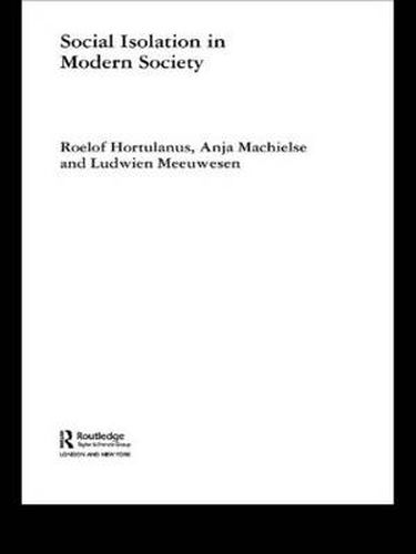 Cover image for Social Isolation in Modern Society