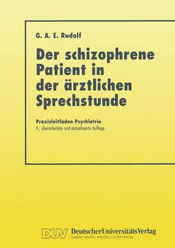 Cover image for Der Schizophrene Patient in Der AErztlichen Sprechstunde