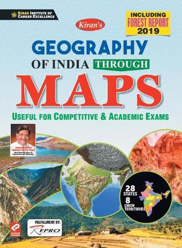 Cover image for Geography of India Through Map (Eng)