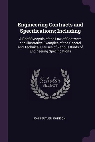 Cover image for Engineering Contracts and Specifications; Including