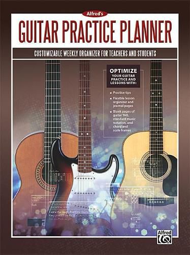 Cover image for Alfreds Guitar Practice Planner