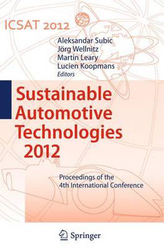 Cover image for Sustainable Automotive Technologies 2012: Proceedings of the 4th International Conference