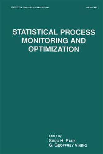 Cover image for Statistical Process Monitoring and Optimization