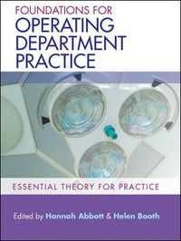 Cover image for Foundations for Operating Department Practice: Essential Theory for Practice