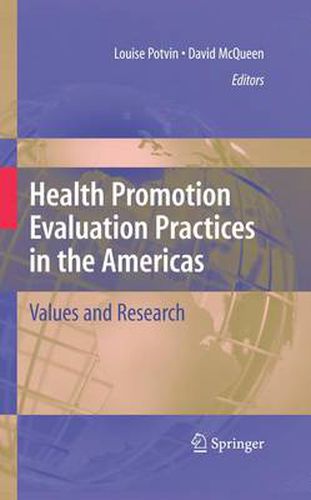 Cover image for Health Promotion Evaluation Practices in the Americas: Values and Research