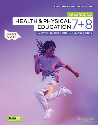 Cover image for Jacaranda Health & Physical Education 7&8 Victorian Curriculum, 2e learnON and Print