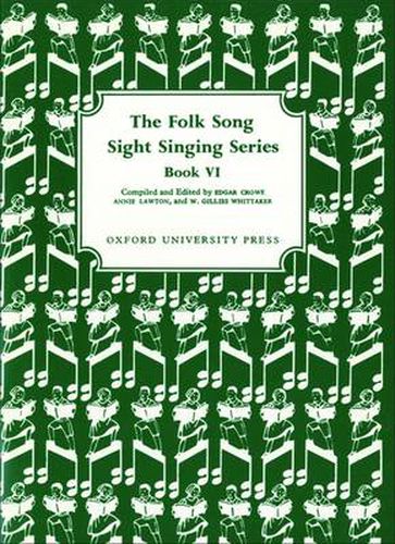 Cover image for Folk Song Sight Singing Book 6: Folk Song Sight Singing