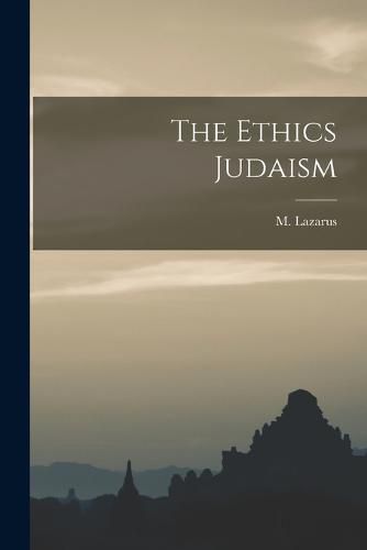 Cover image for The Ethics Judaism