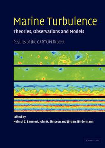 Cover image for Marine Turbulence: Theories, Observations, and Models