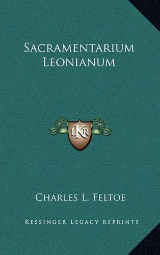 Sacramentarium Leonianum