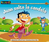 Cover image for Juan Salta La Candela Leveled Text