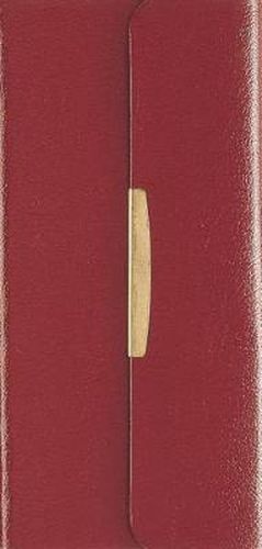 Cover image for NKJV, Checkbook Bible, Compact, Bonded Leather, Burgundy, Wallet Style, Red Letter: Holy Bible, New King James Version