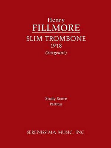 Cover image for Slim Trombone - Study Score