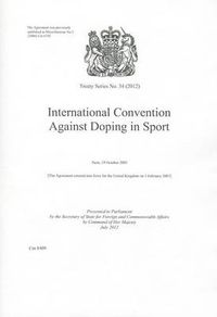 Cover image for International convention against doping in sport: Paris, 19 October 2005