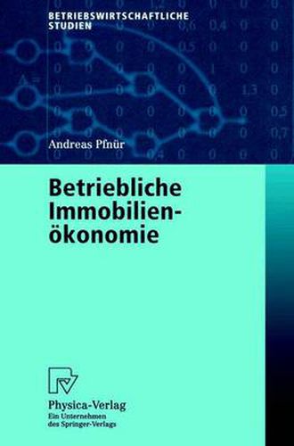 Cover image for Betriebliche Immobilienoekonomie