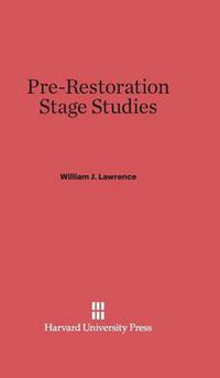 Cover image for Pre-Restoration Stage Studies