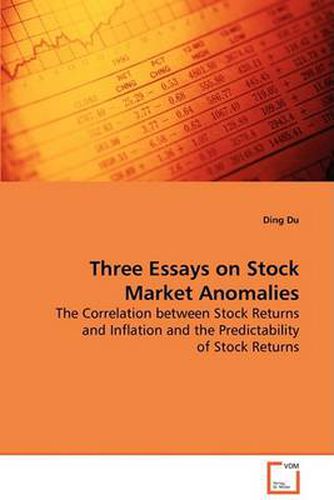 Cover image for Three Essays on Stock Market Anomalies