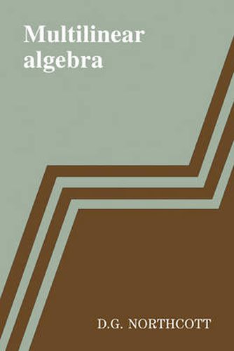 Cover image for Multilinear Algebra