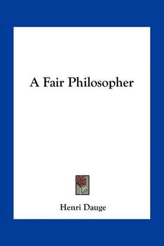 Cover image for A Fair Philosopher