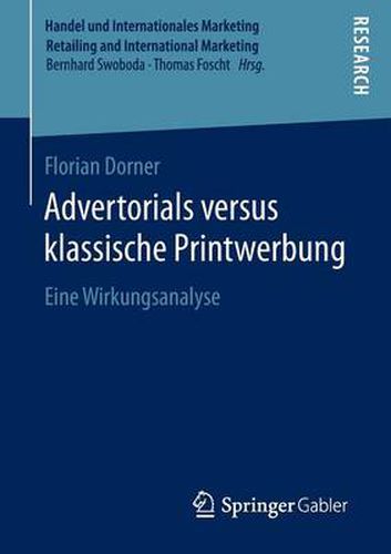 Cover image for Advertorials Versus Klassische Printwerbung: Eine Wirkungsanalyse