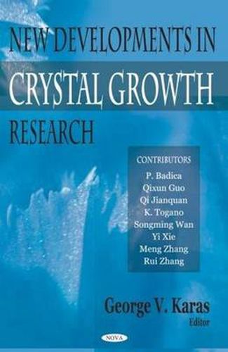 Cover image for New Developments in Crystal Growth