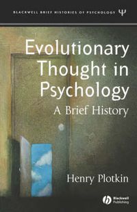 Cover image for Evolutionary Thought in Psychology: A Brief History