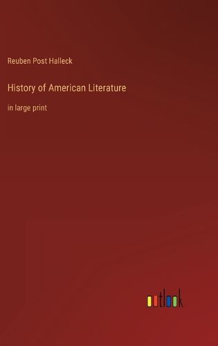 Cover image for History of American Literature