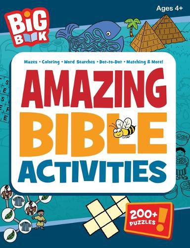 Cover image for BIG BOOK OF MAZING BIBLE ACTIV
