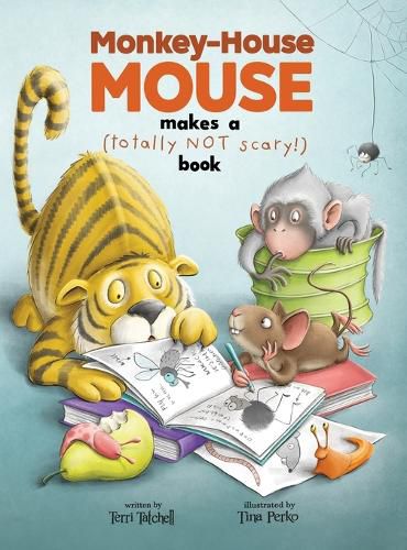 Cover image for Monkey-House Mouse makes a (totally NOT scary) book